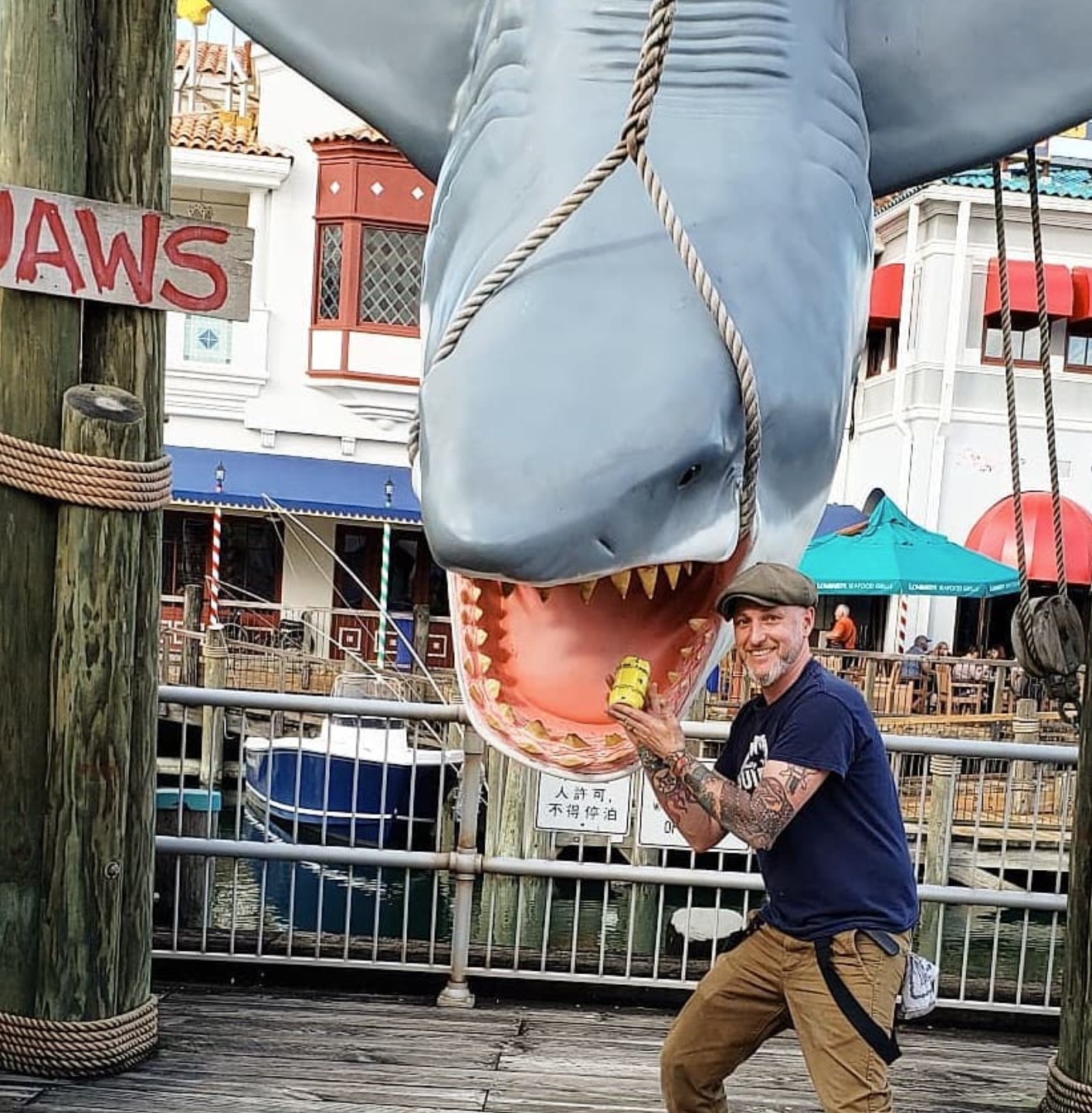 Chris at Universal Studios
